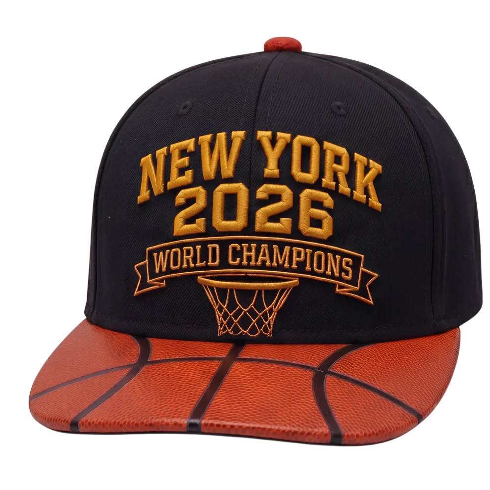 New York Championship Commemorative Hoop Cap™ with Basketball Brim - Limited Collectors Edition