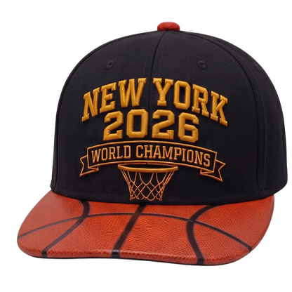 New York Championship Commemorative Hoop Cap™ with Basketball Brim - Limited Collectors Edition